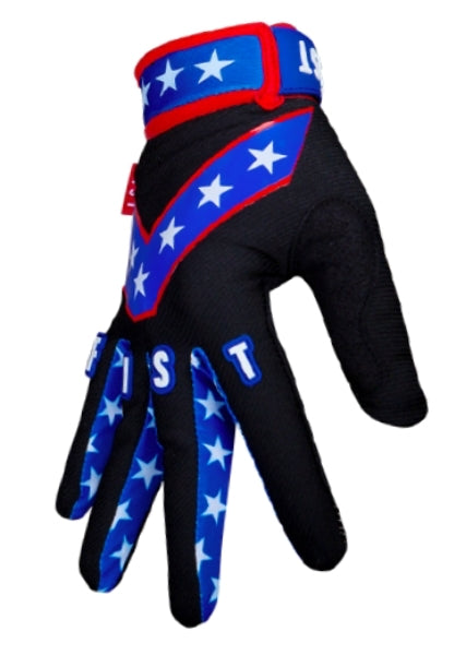 Fist Evel Knievel Black Gloves - Youth