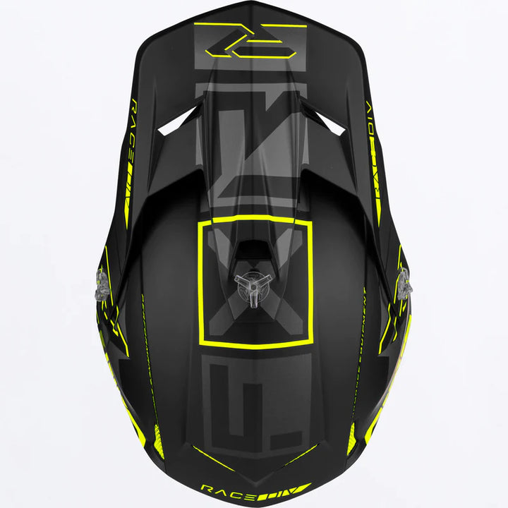 2023 FXR Clutch EVO Helmet Black Yellow