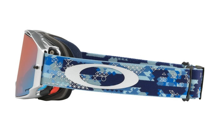 OAKLEY AIRBRAKE GOGGLES ELI TOMAC SIGNATURE MILITARY BLUE- PRIZM SAPPHIRE IRIDIUM LENS
