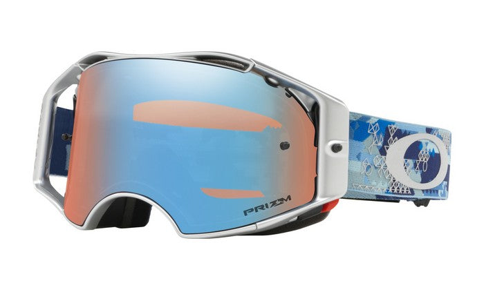 OAKLEY AIRBRAKE GOGGLES ELI TOMAC SIGNATURE MILITARY BLUE- PRIZM SAPPHIRE IRIDIUM LENS