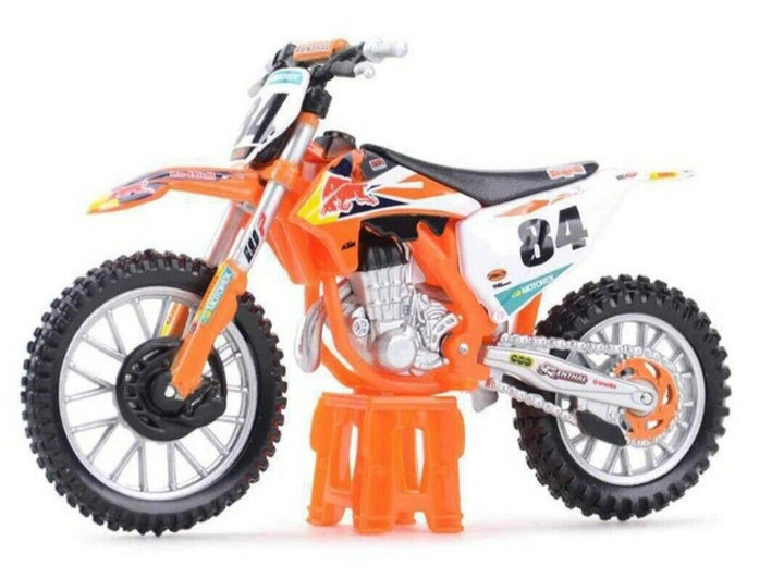JEFFREY HERLINGS RED BULL KTM SXF 450 1:18 SCALE DIECAST MX MODEL BIKE