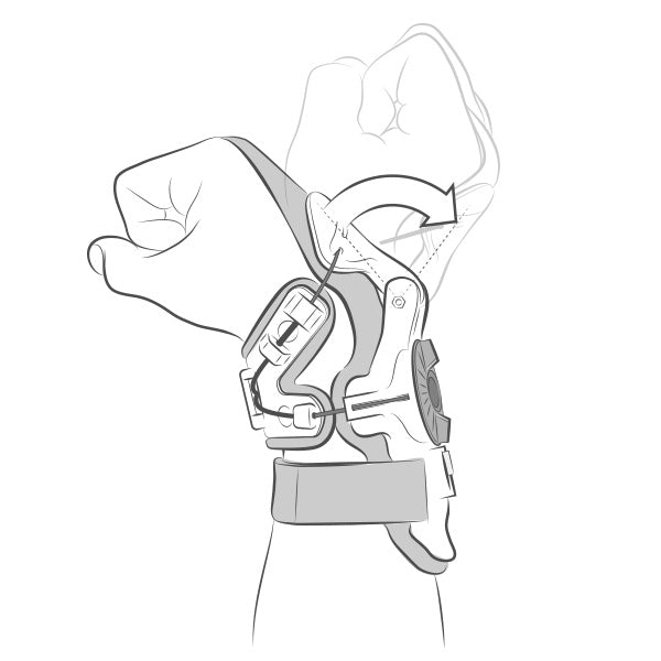 Mobius X8 Wrist Brace - White Yellow
